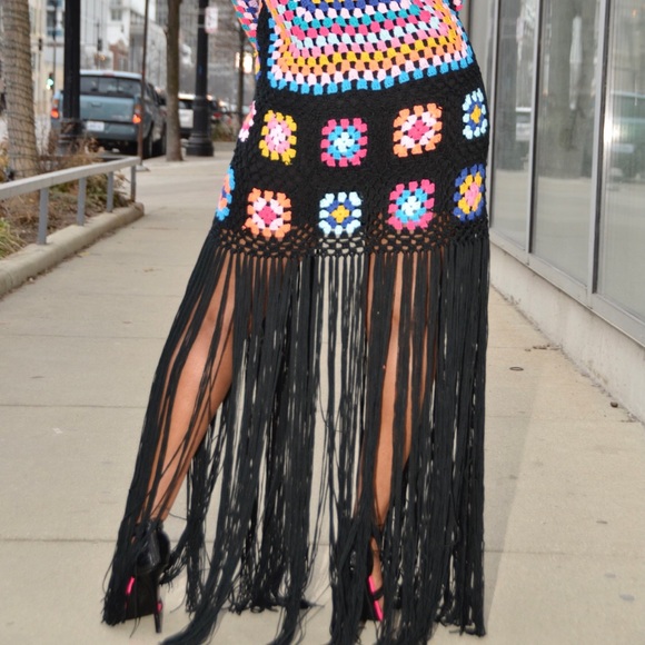 Fringy Crotchet Cardigan - Picture 2 of 5